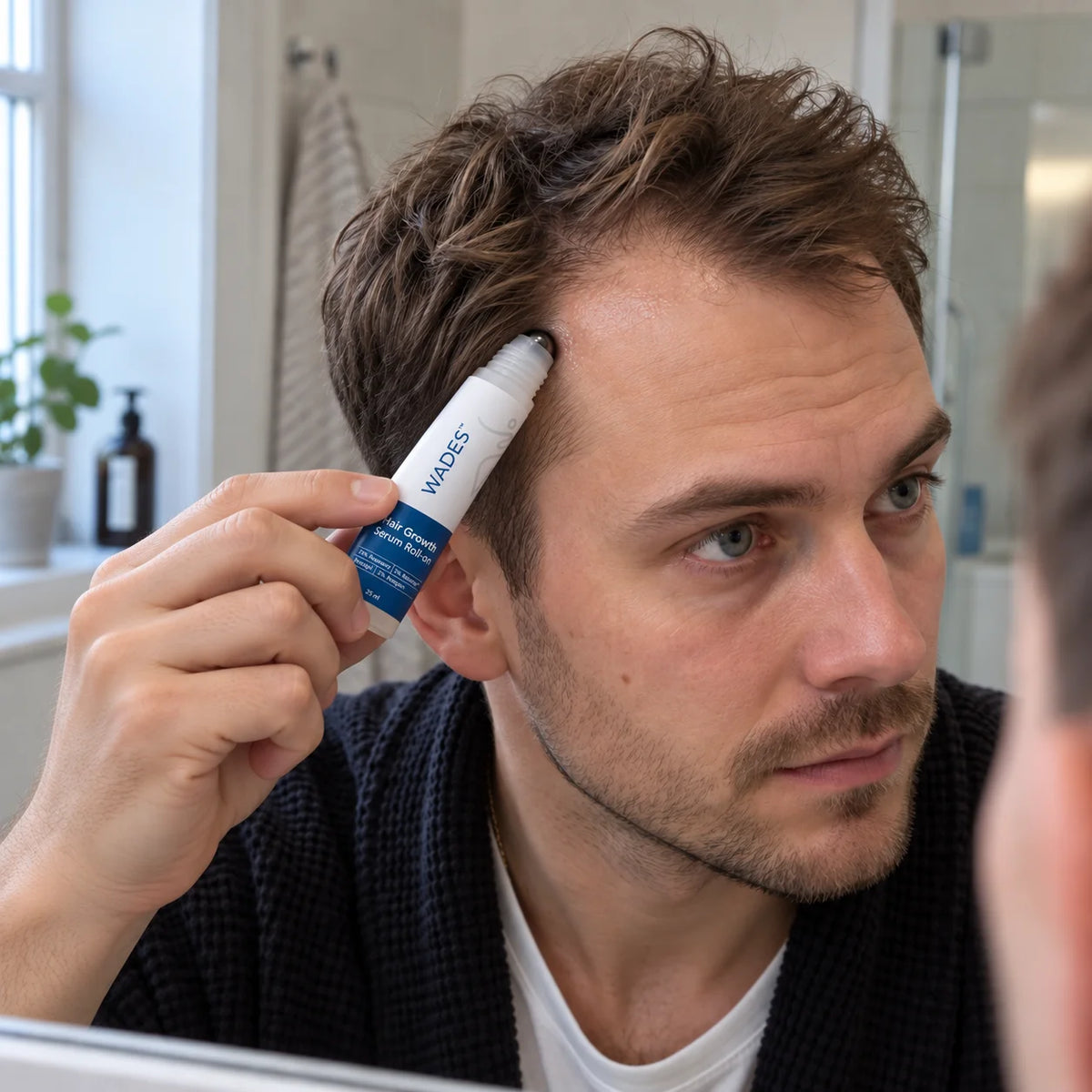 Hårväxtserum roll-on – för tunt hår